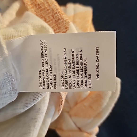 Rafaella Multicolor 3/4 Sleeve Blouse Large - Picture 9 of 9